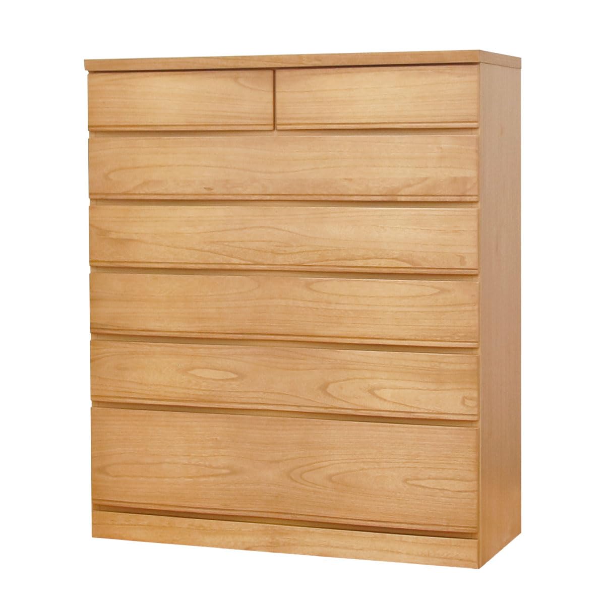 桐ダンス　6段 soldout 桐たんす 6段 ツートンカラー 幅100×奥行45×高さ86cm