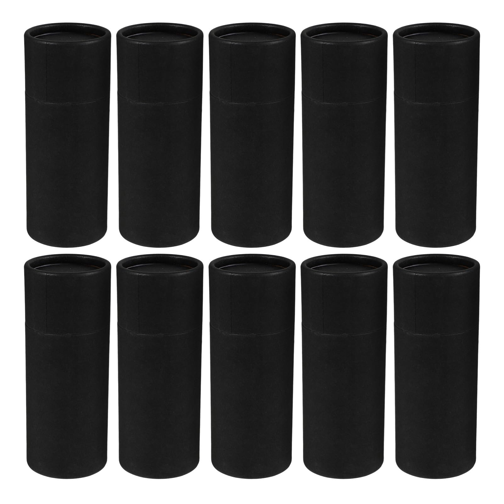 Healeved Paper Tube Packaging Box for 30Ml Essential Oil Bottles Cylinder Storage Canister with Lid Paper Jar Tube 11X11X11Cm