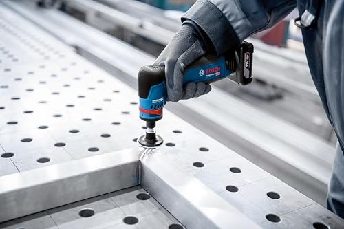 Bosch Professional 12V System meuleuse droite sans-fil GWG 12V-50 S (moteur sans charbon, 5 positions de vitesse, avec clé plate, pince de serrage avec écrou-raccord 6 mm) - 4