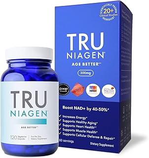Multi Award Winning Patented NAD+ Booster Supplement More Efficient Than NMN - Nicotinamide Riboside for Cellular Energy M...