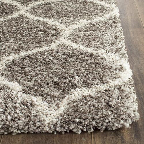 Image of Carpet for Hallway, Kitchen, and Modern Interiors, Cozy Shag Runner for Living Room, Entryway & Office Decor Size 2x6 feet Silve M