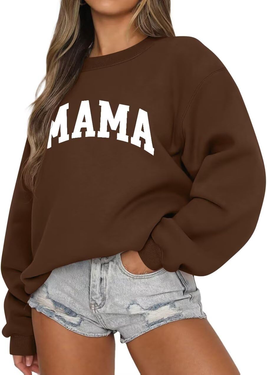 Eunike Womens Long Sleeve Crew Neck Oversized Black Jumper Baggy Graphic Sweatshirt Fluffy Sweater Hoodies Plus Size Tarot XL