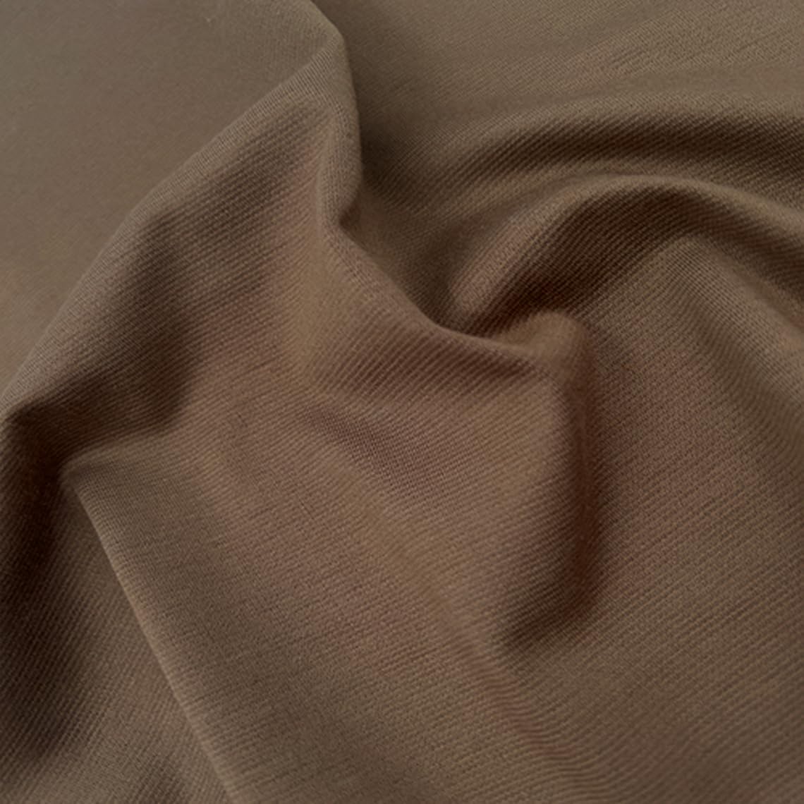 Stylish FABRIC 60" Wide Poly Rayon Spandex Ponte Roma Knit Fabric by The Yard-240 GSM, Heavyweight, Breathable, 2-Way Stretch for Apparel, Dresses, Pants, Uniforms & DIY, Toffee 1 Yard