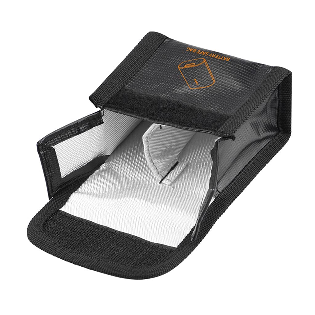 GMBYLBY Explosion-Proof Heat-Resistant Safety Bags Protector Accessories Battery Storage Bag for FPV Combo Batteries Battery Storage Bag