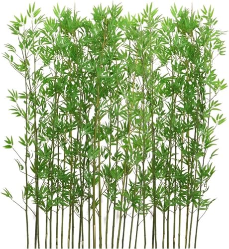 Bambú artificial realista de 1.2m en pack de 30 cañas para decorar interiores 2