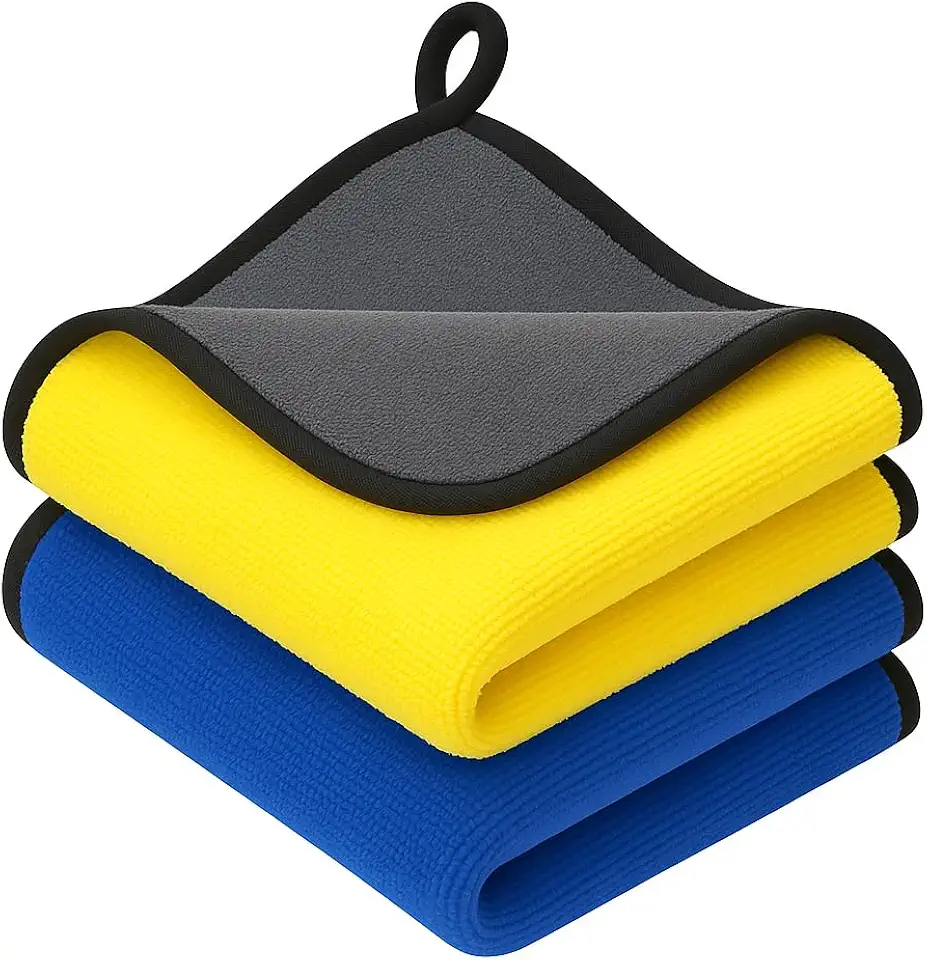 Kit 2 Panos de Microfibra Automotivo 600 GSM 30×40 cm Ultra Macio, Super Absorvente, Sem Riscar, Para Carro, Moto e Limpeza Geral.