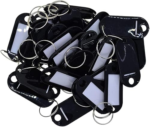 50 unidades de plástico impermeable surtidas etiquetas de identificación de plástico de colores Etiquetas de identificación de etiquetas de nombre