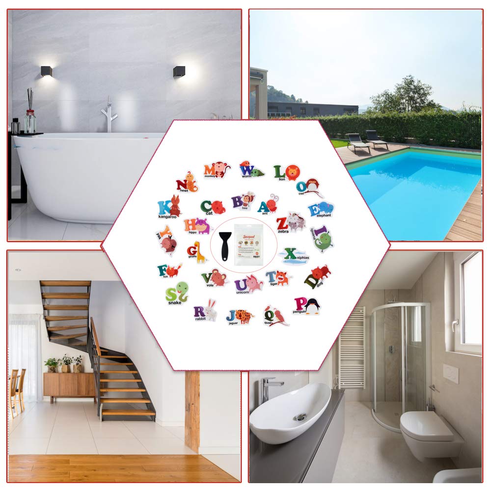 Non Slip Shower Stickers PATIKIL Bathtub Non Slip Stickers, 20 Pack ...