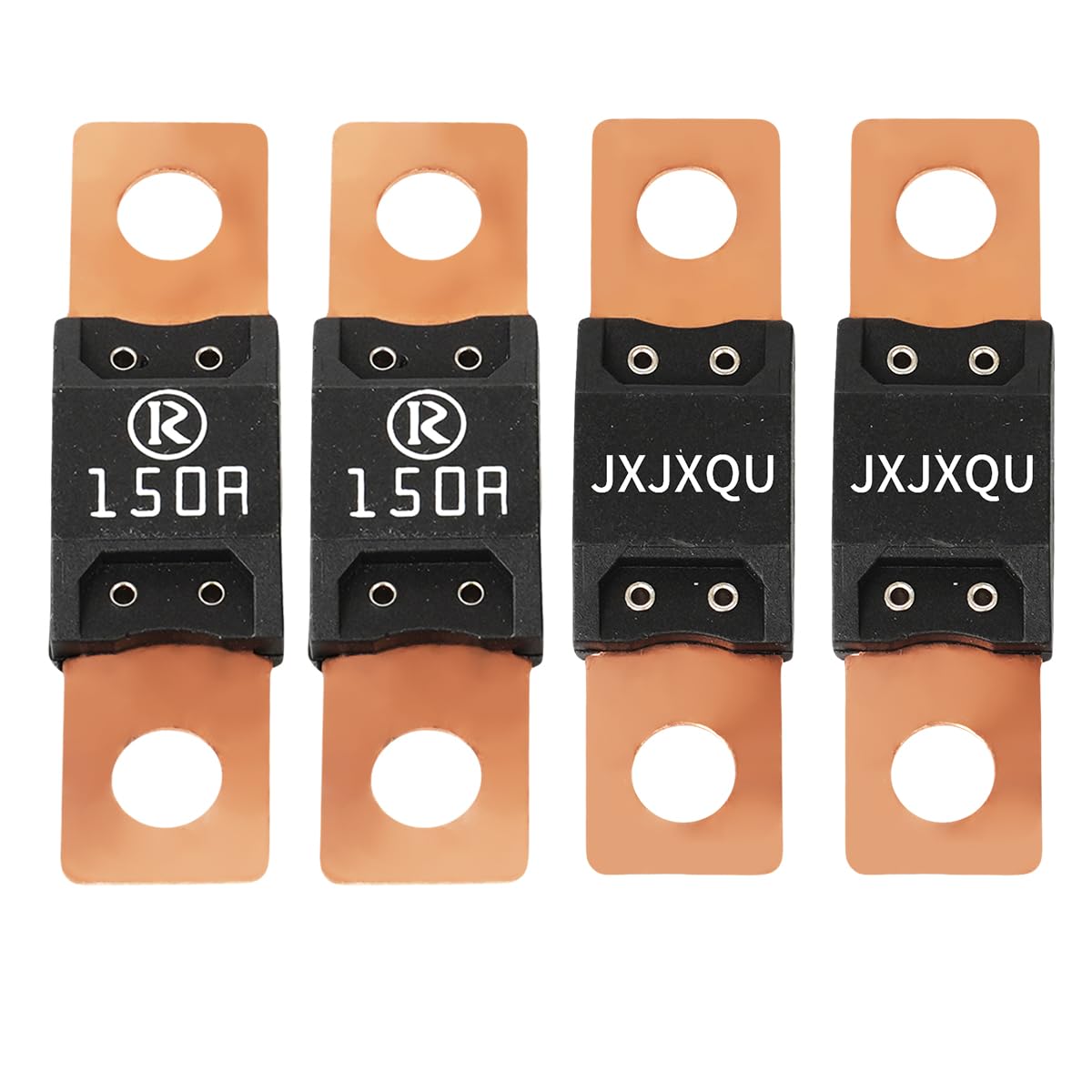 150Amp MEGA/AMG High Current Fuses Bolt-on Fuse Automotive Fuse for Cars, Trucks, Construction Vehicles, Buses, Caravan Cars, Boats (Pack of 4pcs