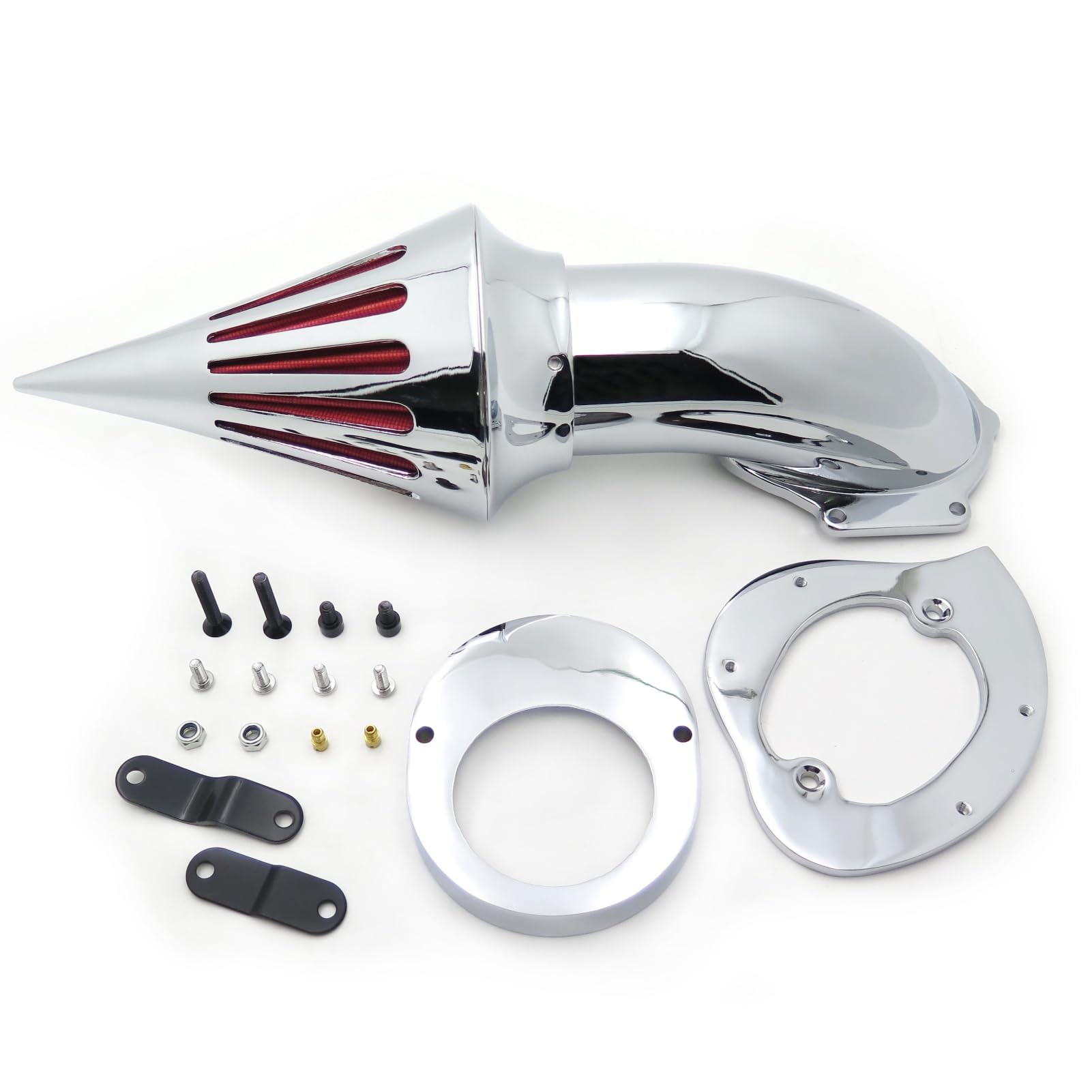 Zestawy filtrów powietrza filtr wlotowy kompatybilny z Yamaha Vstar V-Star 650 wszystkie roczniki 1986-2012 CHROM