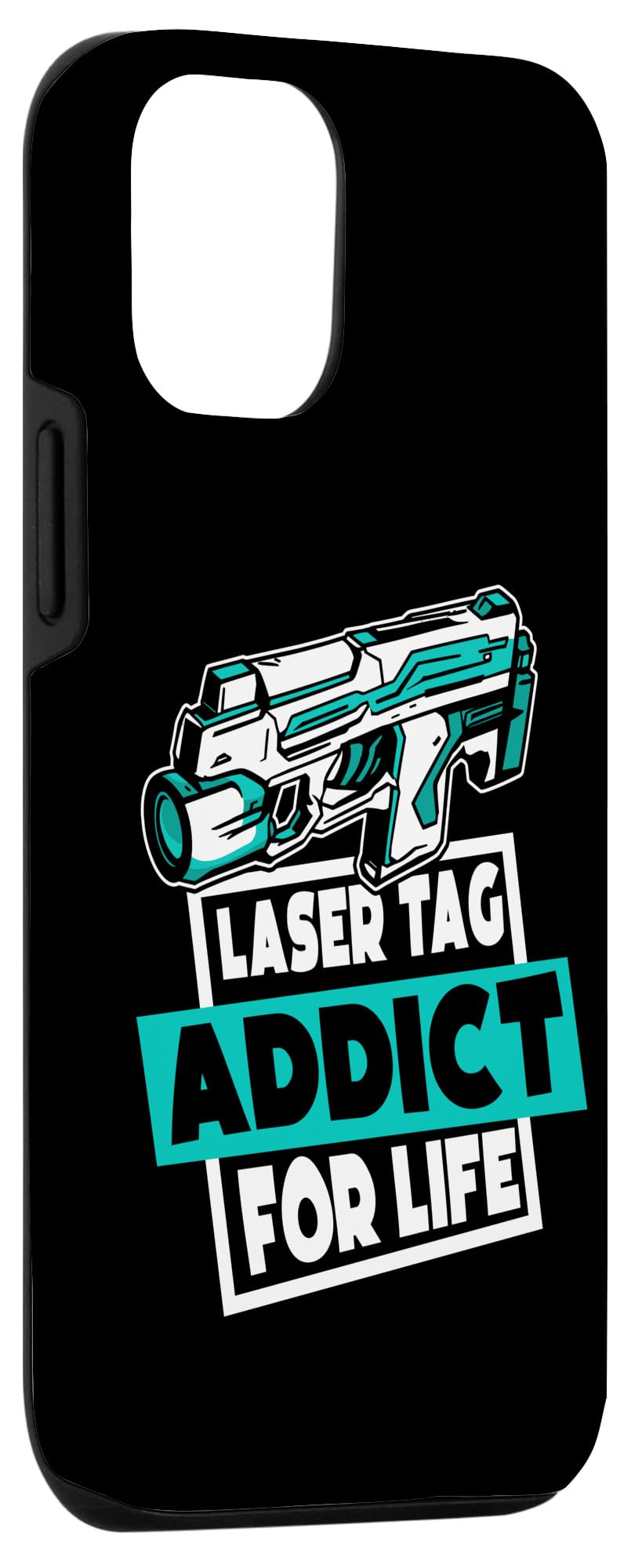 iPhone 15 Laser Tag Addict For Life Player Team Adult Pro Laser Tag Case - Image 3