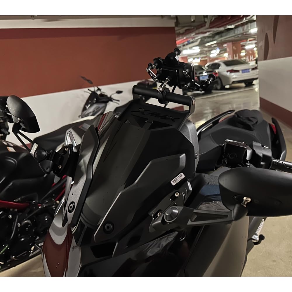 Motorcycle Stand Holder Mobile Crossbar Phone GPS Navigation Plate Bracket for Yamaha XMAX300 X-MAX Xmax 300 2023
