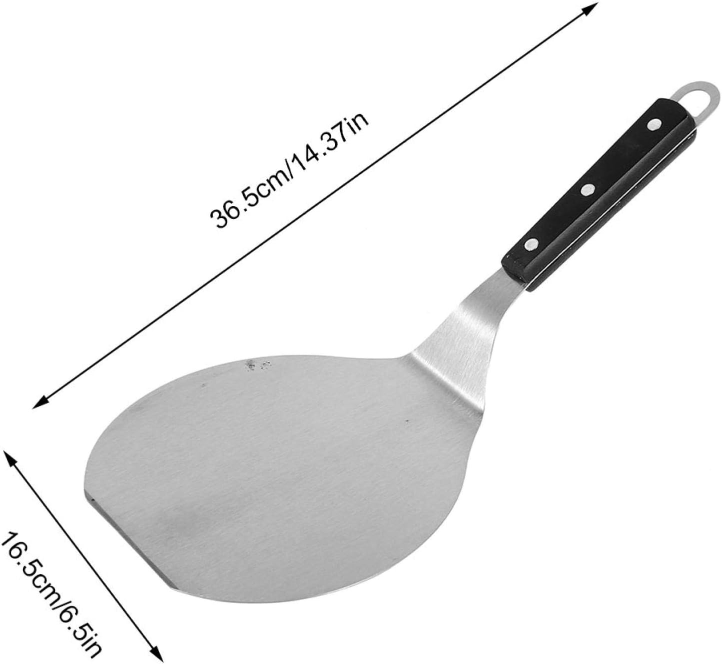 Pizza Shovel Stainless Steel Pizza Shovel Cutter Kitchen Accessories Cake Pastry Spatula Home Baking Tools Non-Stick Pizza Cutter with Handle