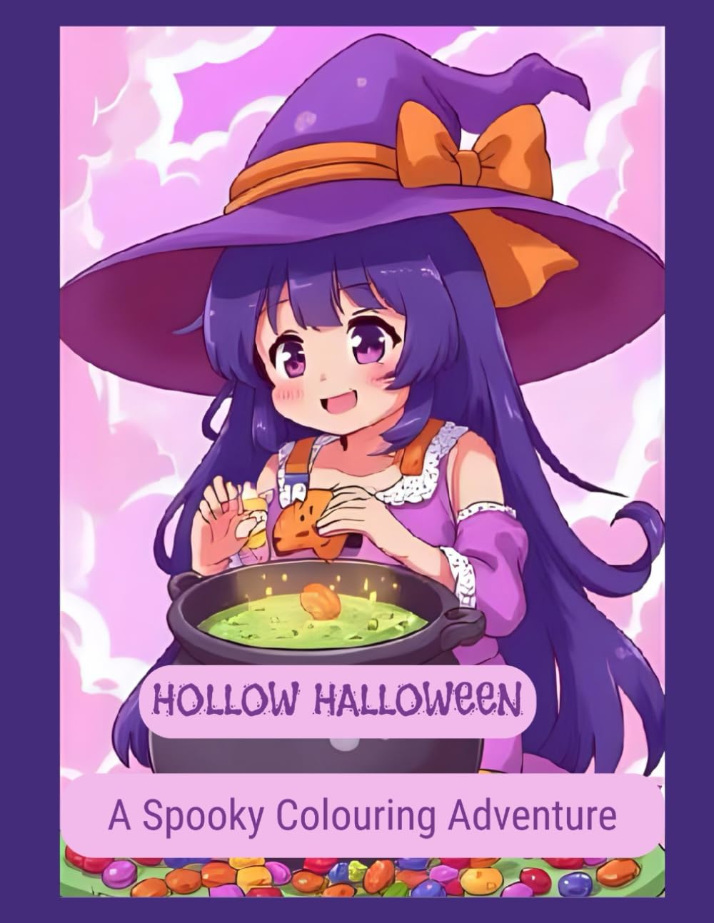 Hollow Halloween: A Spooky Colouring Adventure of Witches, Creatures & Magic