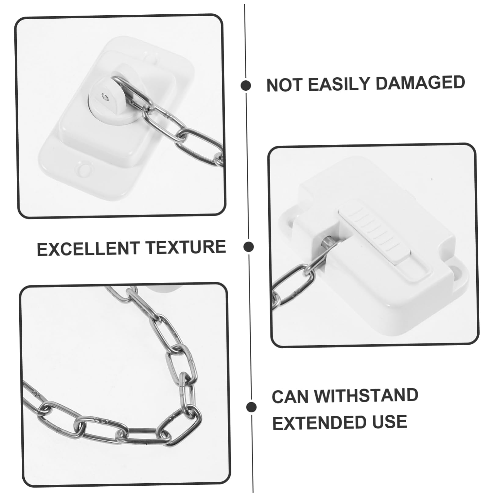 Operitacx 4 Pezzi Lucchetto Di Sicurezza Per Finestre Catena Per Porta Resistente Catena In Acciaio Inossidabile Lucchetto A Catena Lucchetti A Catena Per Porta Catena Per Porta Catene Per