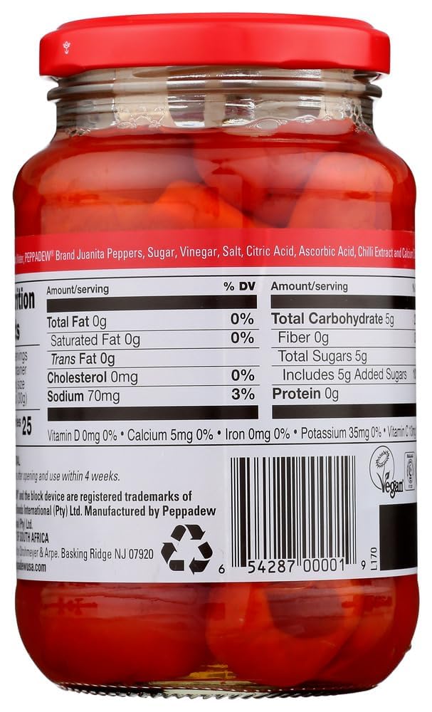 Peppadew Peppers - Packung mit heißen Werten von 6 (84 Unzen)