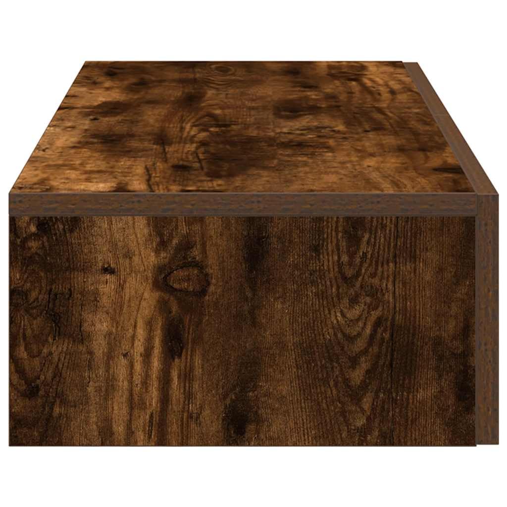 Estantería de pared con cajones (80 x 33 x 17 cm), diseño moderno de madera