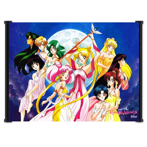 Amazon.com: Poster Sailor Moon Anime Fabric Wall Scroll (23