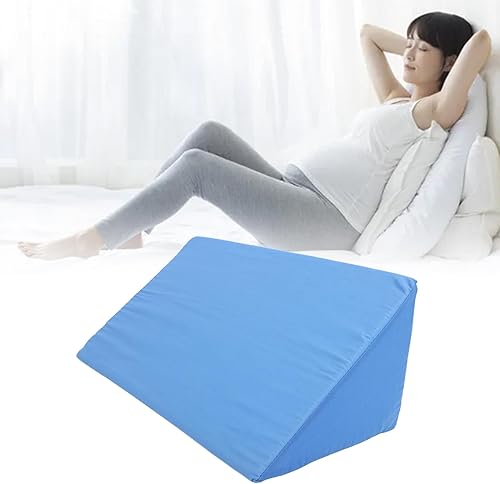 Miniatura 2 de Ejoyous Almohada para dormir, almohada de posición postoperatoria 40 grados cuñas para personas mayores que duermen de lado (azul)
