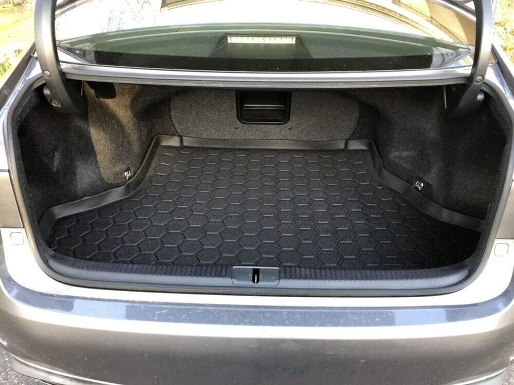 Cargo Liner - Trunk Mat for Lexus ES350 2013-2018 – Weather-Resistant Trunk Mats for Cars with Raised Lip – Non-Slip Car Trunk Mat Rubber – Easy to Install – Laser Pre-Cut Design