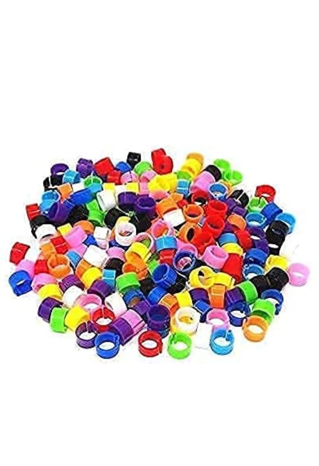 Acro Pigeon Leg Multicolor Clip Rings Band 8mm for Pigeons Dove Cocktail Parrot Chick (200 pcs) (B09YLQR4D8) Amazon Price History, Amazon Price Tracker