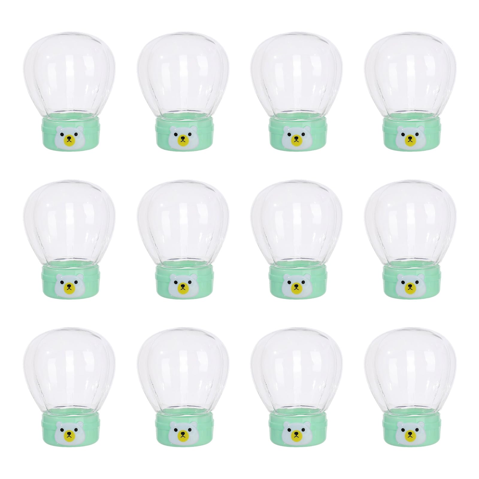 Tsophreniq Light Green 12Pcs Balloon Shape Candy Box Clear Container Party Treat Box For Sweets Chocolate Jewelry Craft Organization Candy Chocolate Holder