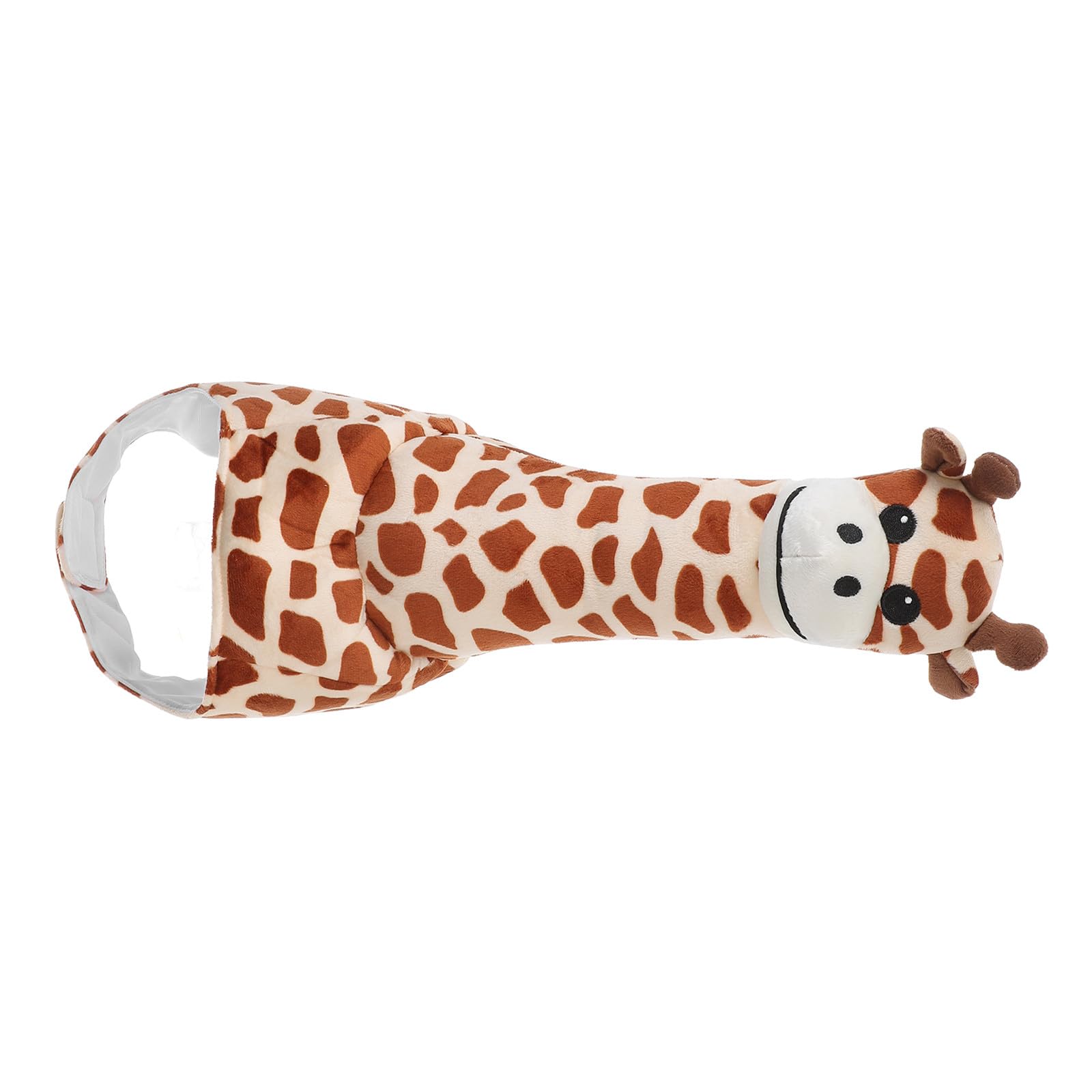 Cappello Invernale in Peluche Cotone Pp Divertente a Forma di Giraffa Comodo da Indossare Accessorio Fotografico per Feste e Role-playing