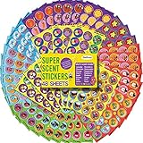 HORIECHALY Scratch and Sniff Stickers, 48 Sheets with 16 Scents, Smelly Stickers for Kids &...