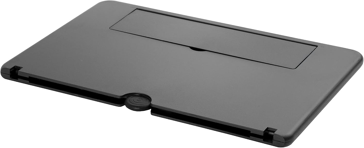 12'' 3D Screen Magnifier for Cell Phone - HD Magnifing Projector Screen Enlarger for Movies, Videos and Gaming - Compatible with All Smartphones - with Foldable Stand - Black