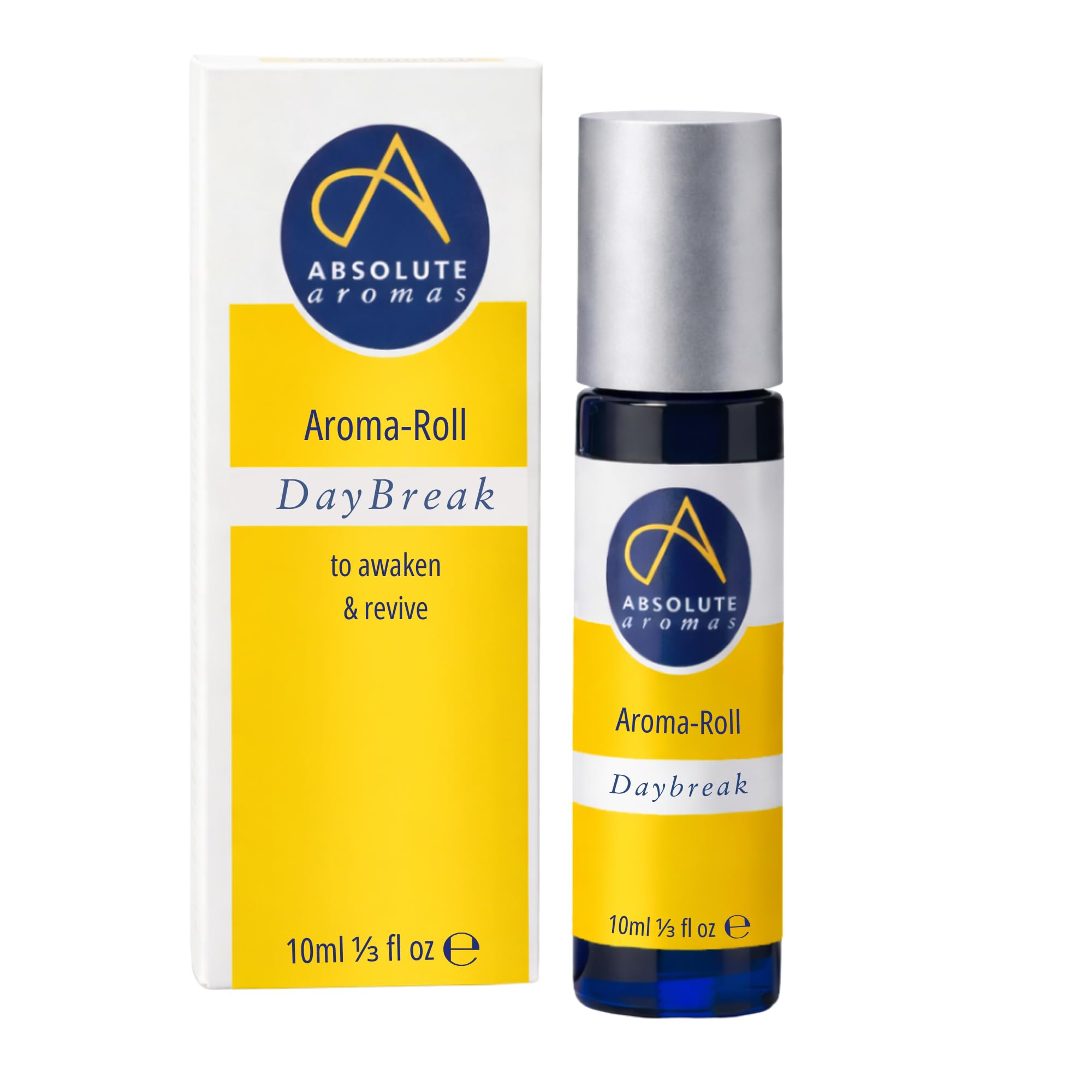 Absolute Aromas Daybreak Aroma-Roll Roller Ball - Contains 100% Pure, Natural Lemon, Orange and Ylang Ylang Essential Oil