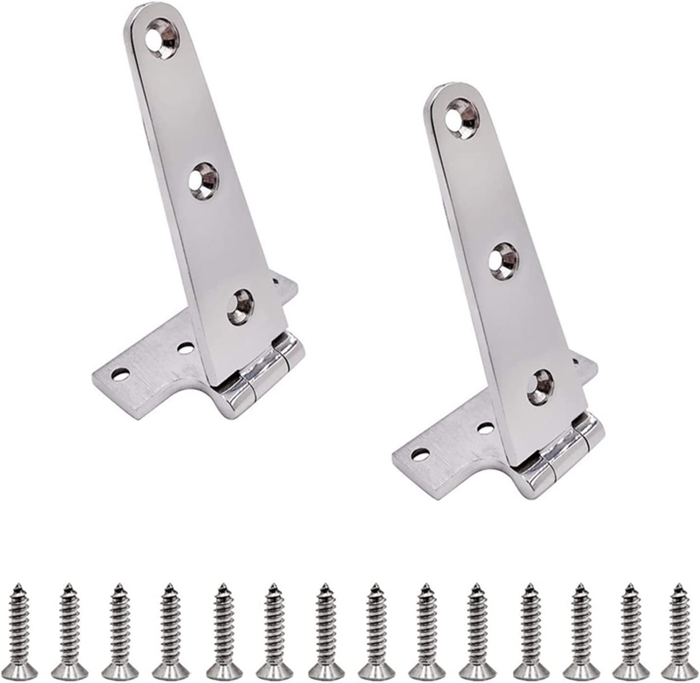 2pcs T Heavy Duty Thickened Door Hinges, Marine Grade 316 Stainless Steel Door Hatch Cover Hinges Industrial Hinges Hinges