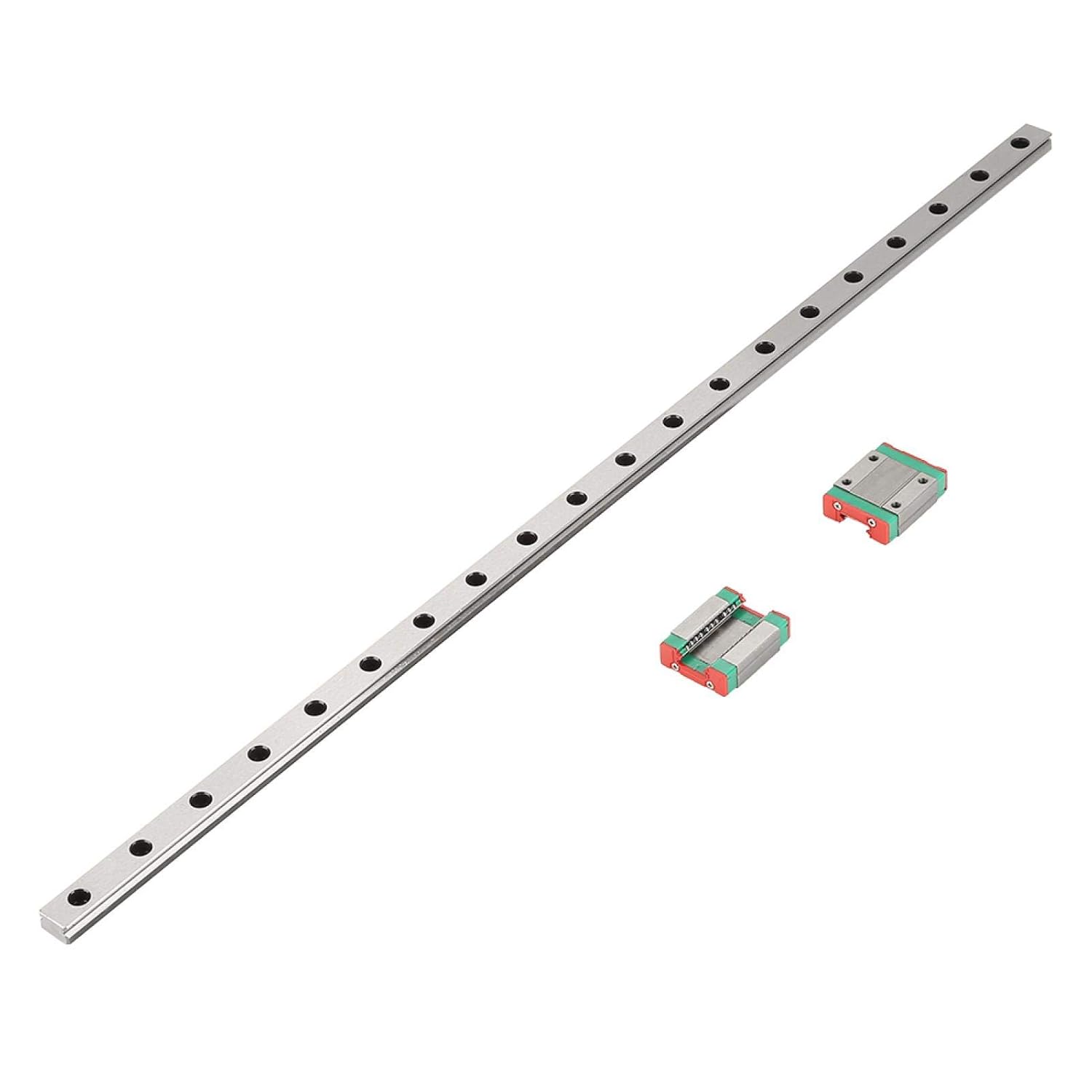 Linear Guide Rail, MGN12 Linear Rail Carriage 550mm Bearing Steel