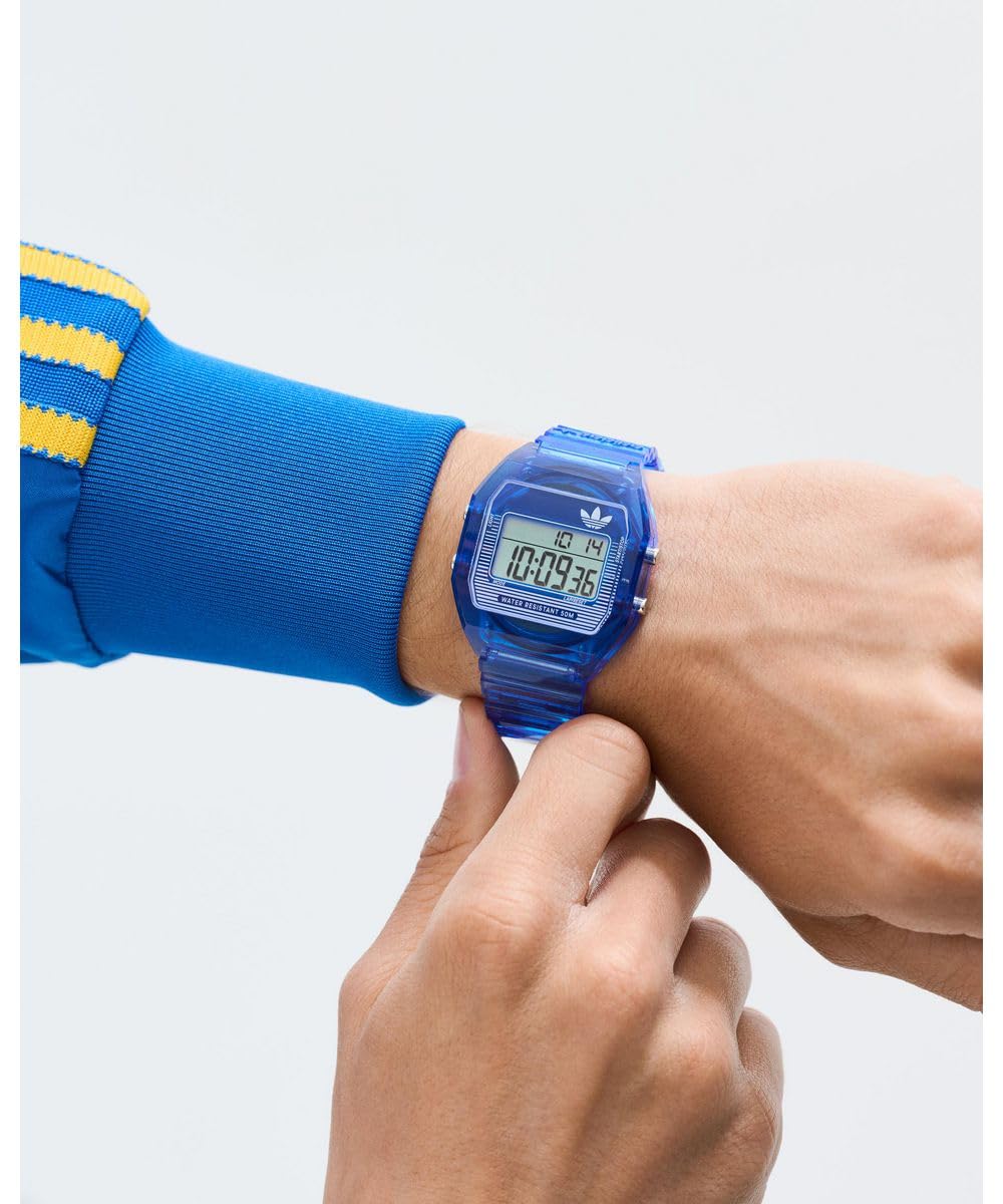 adidas Originals Unisex Digital Quarz Armbanduhr Digital Two Crystal