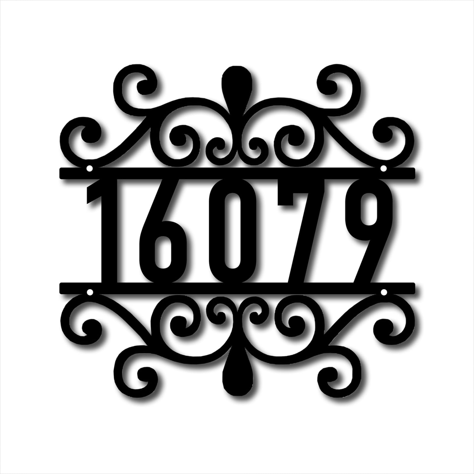 Plaques D'adresse Personnalisées En Acier Inoxydable Personnalisées Avec Nom De Rue Numéros De Maison Modernes En Métal Fabriqués À Main Numéro D'adresse Pour Home Yard Street,35cm* 33cm