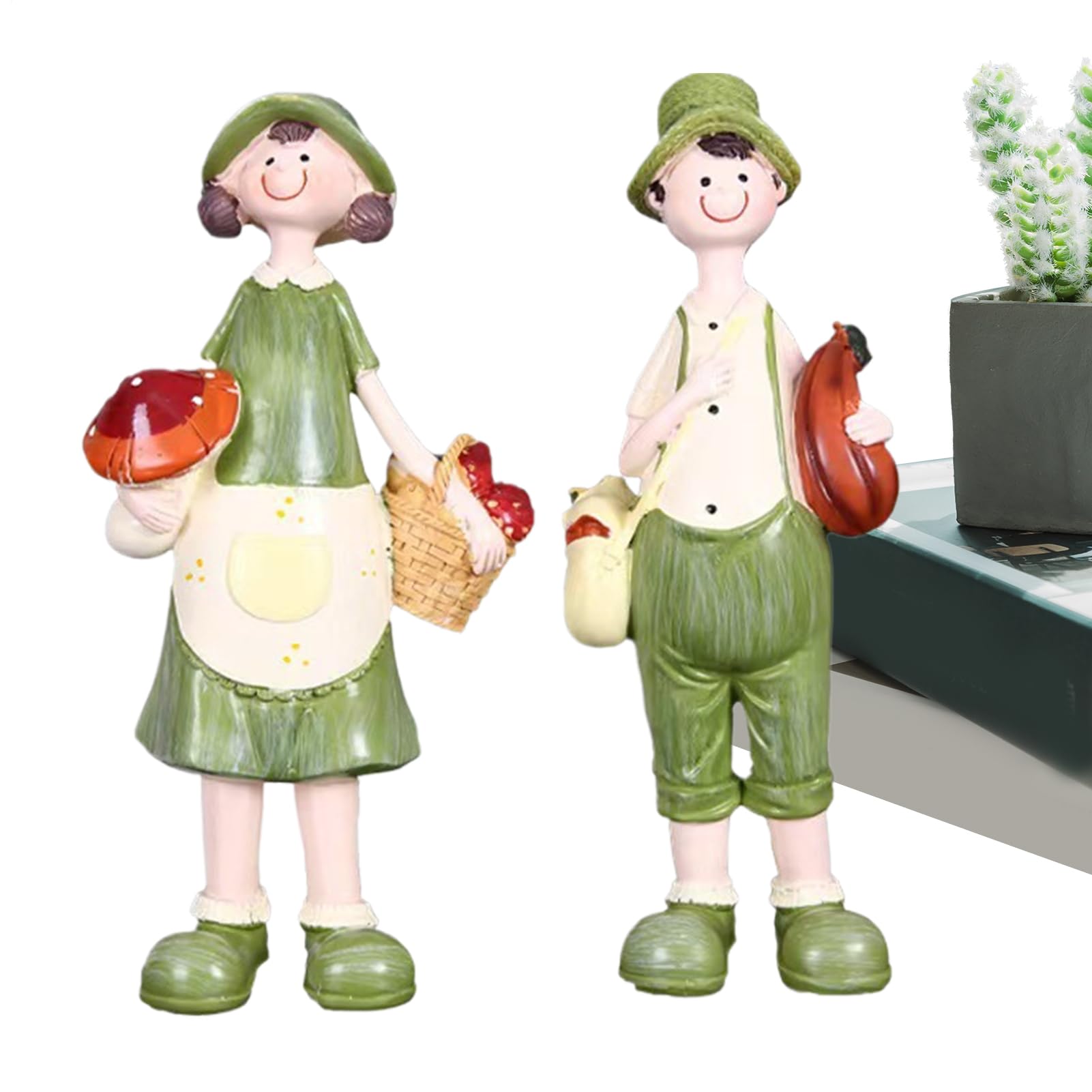 Art rustique résine : statuette haut de gamme pour intérieur