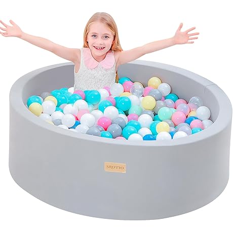 Memory Foam Ball Pit for Baby Toddlers, 36 x 12 in