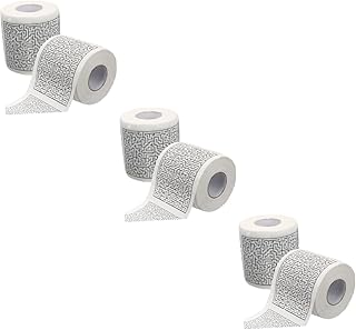 KALLORY 6 Rolos De Papel Higiênico Pom Novidade Papel Higiênico Papel Higiênico Macio Decorativo Papel Higiênico Presentes Românticos Guardanapos De Papel Decorativo Banheiro Papel