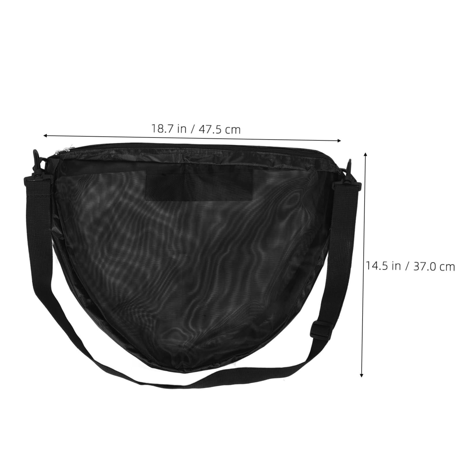 Mikikit Basketball Carrying Bag Capacity Sports Ball Carrier for Volleyball Rugby Football and More Strap for Easy Transport Durable Mesh Design for Physical Education and Recreation