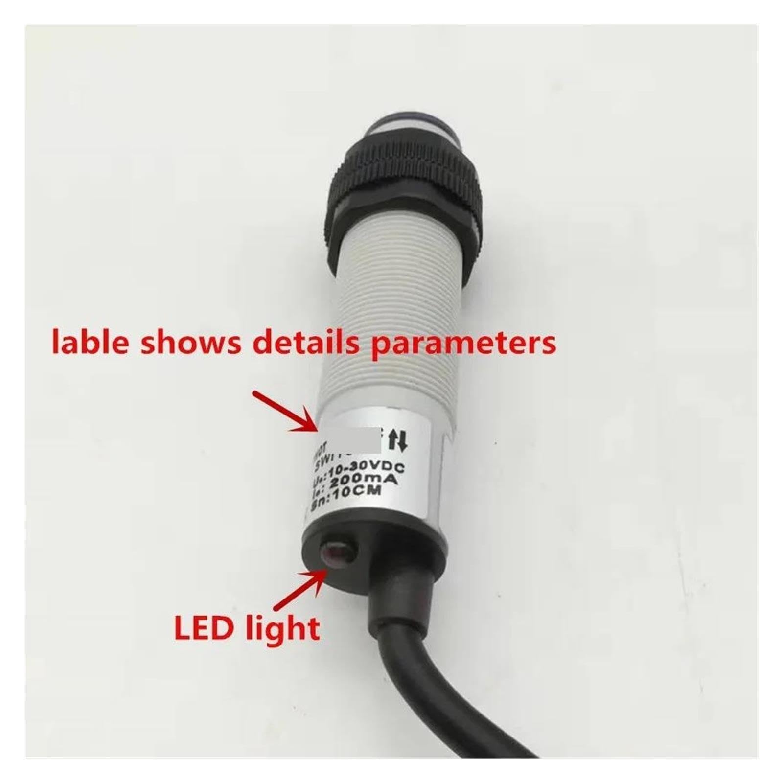 Interruptor de sensor fotoeléctrico infrarrojo de tipo difuso E3F