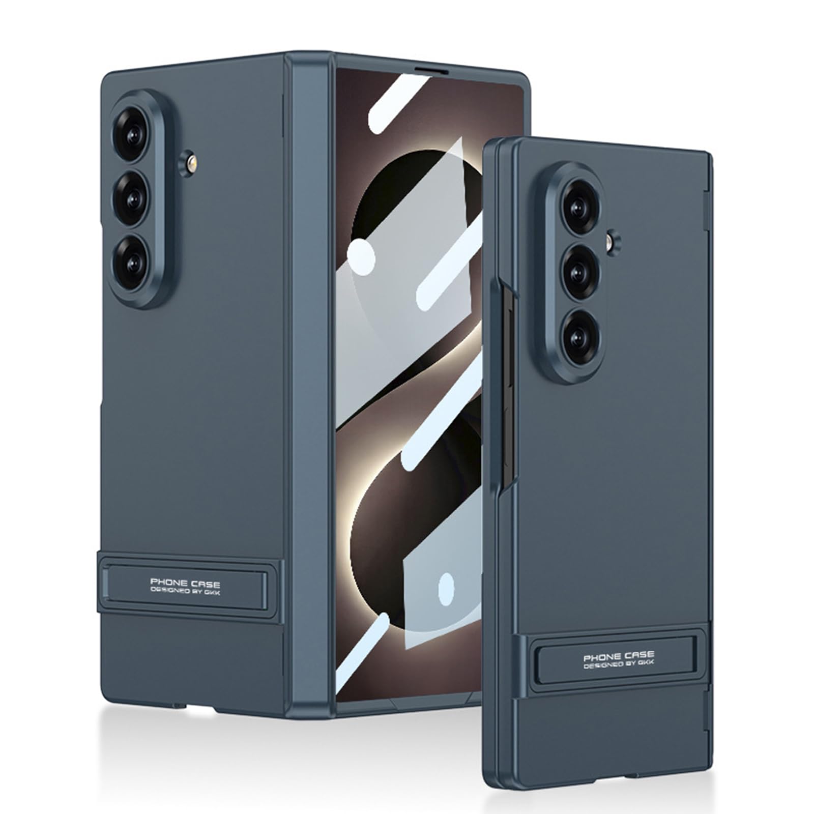 Étui Galaxy Z Fold 8 Ultra bleu givré idéal pour travailler en mode mains libres