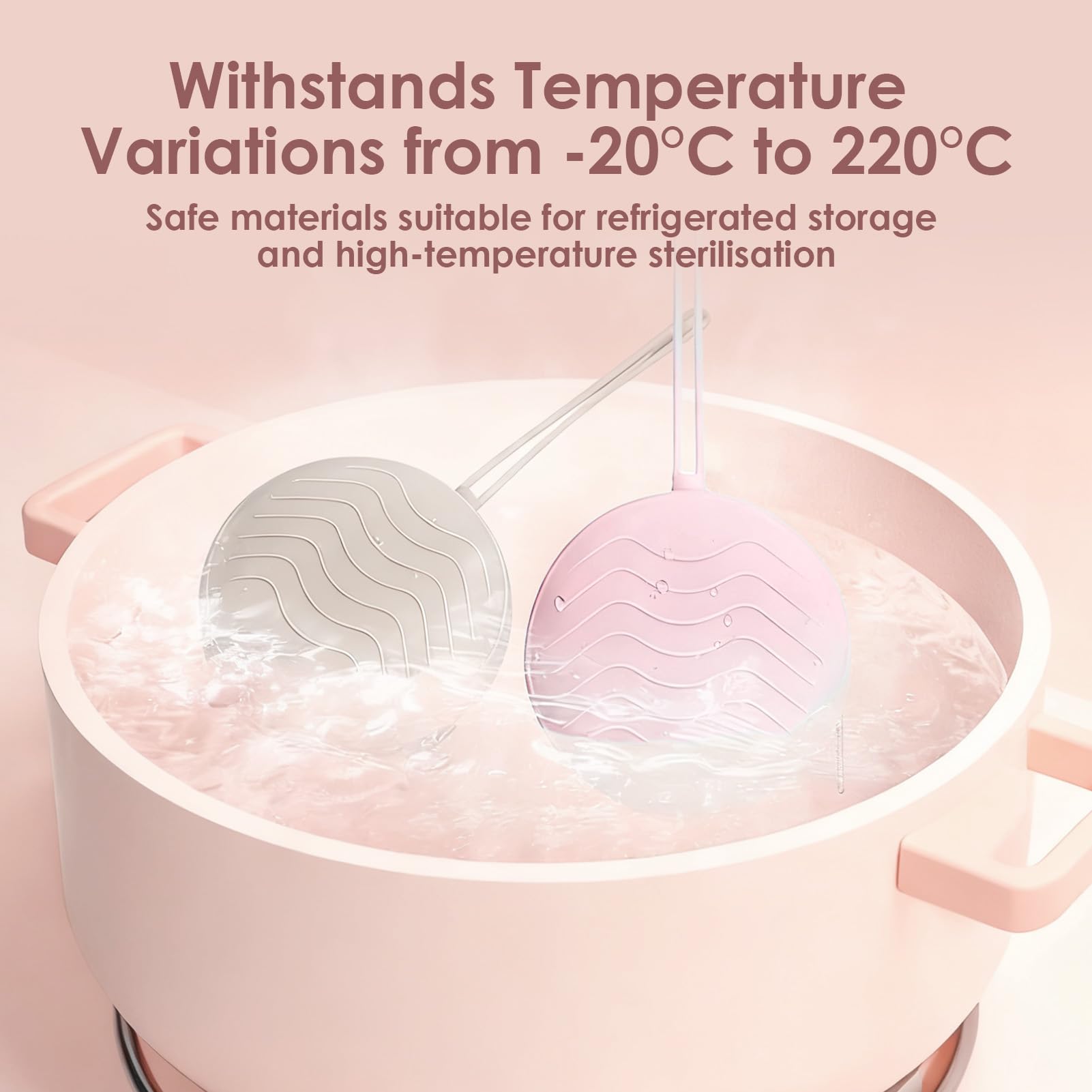 Silicone Boîte à Tétine Sans BPA 2 Pièces, Boîte de Rangement Étanche Portable pour Suceur Bébé Gris Rose