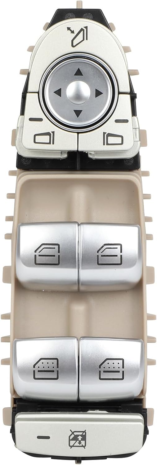 STAYTOP Master Power Window Switch Front Left Driver Side Fit 2017 for Mercedes-Benz E200 E250 E300 E400 E43 AMG E500 E550 | Replaces A2139054803
