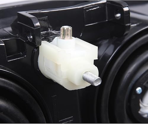 Miniatura 7 de Conjunto de faros delanteros para Chevy Silverado 1500 2500 2500 Avalanche 2003 2004 2005 2006 con luces de parachoques, carcasa negra, lado ámbar