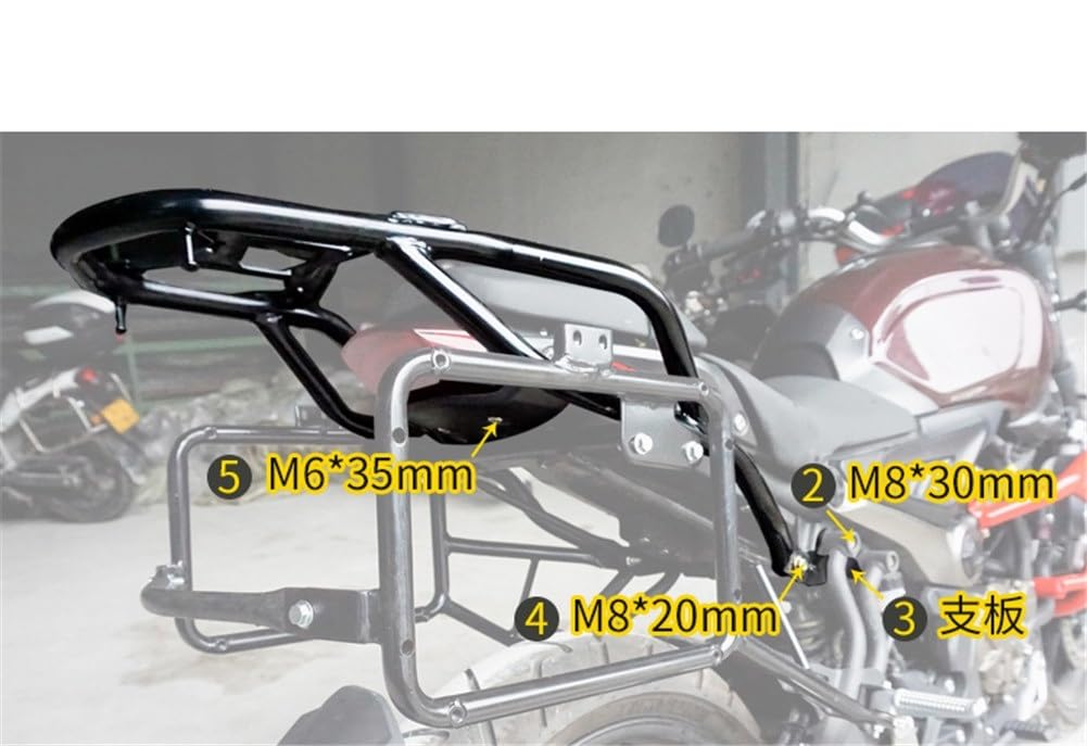 Portaequipajes Cajas Moto para Voge 300ac, Alforja Lateral Trasera, Caja, Portaequipajes Motocicletas