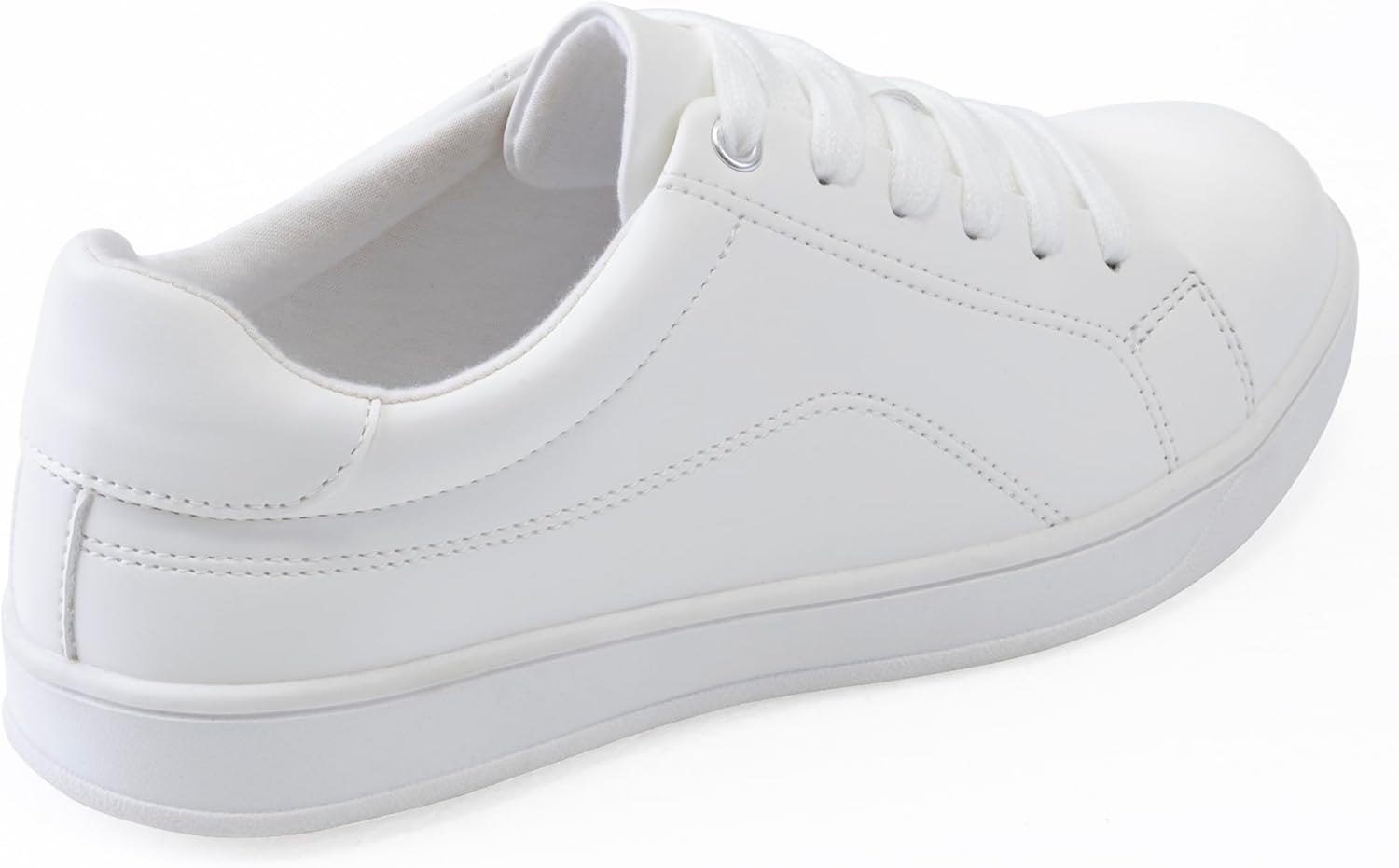 Women's Lace Up Trendy Sneaker Classic Fashion Low Top Walking Shoes - Picture 53 of 109