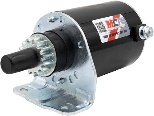 MCR - Nuevo arrancador compatible con Briggs 691564 639469 808016 Deere Toro 12V 15 dientes -