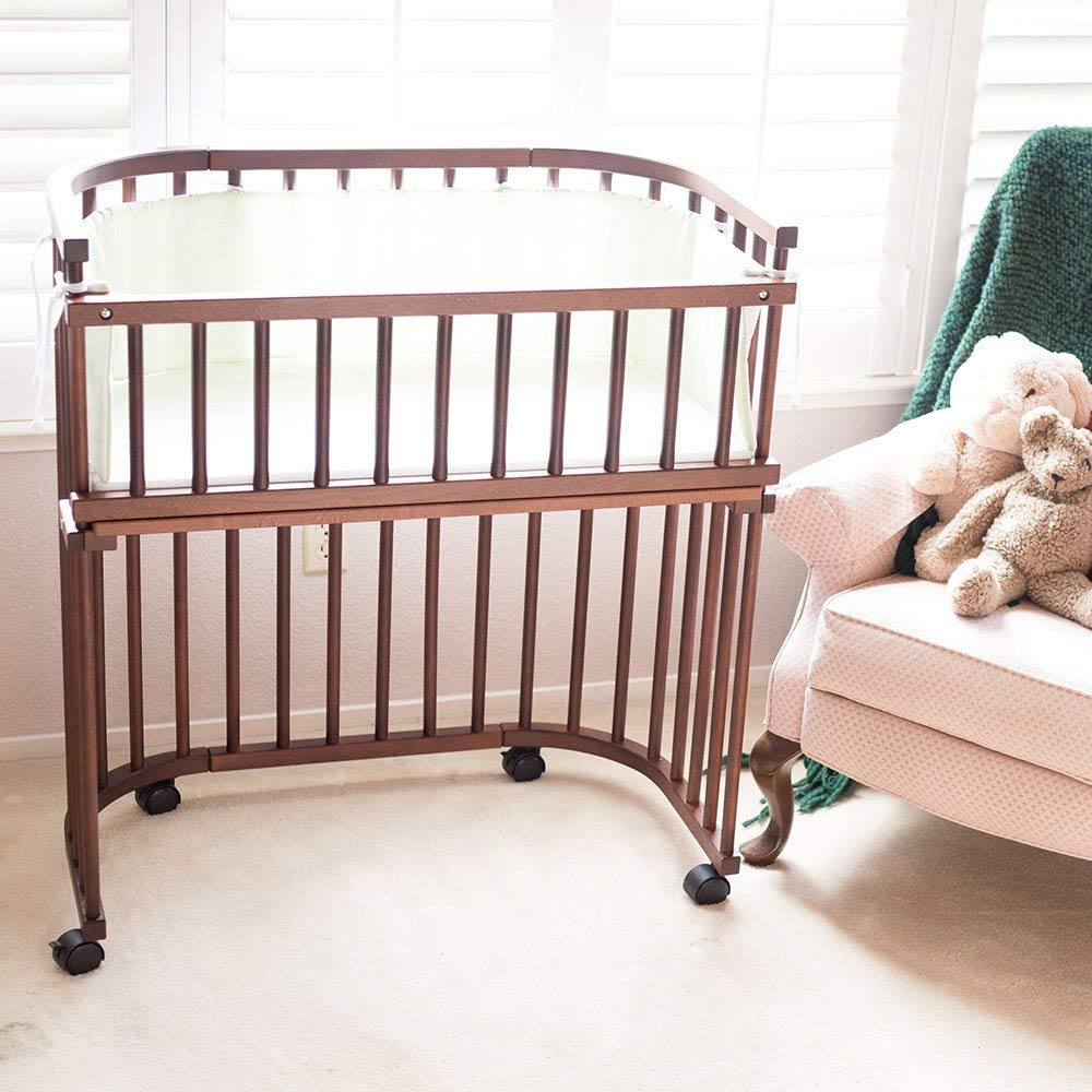 babybay Jeu de roulettes parquet / rouleaux adapté à tous les modèles babybay I du lit d'appoint au berceau, noir