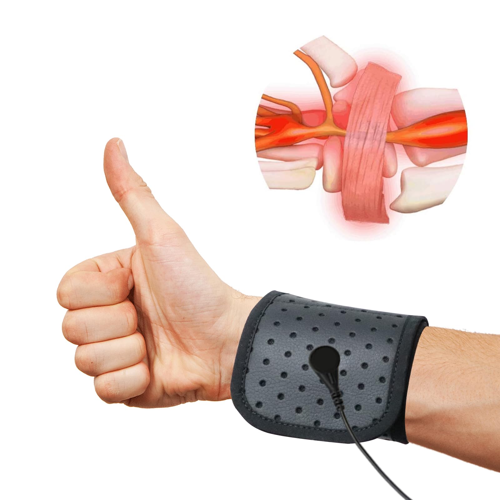 Grounding Wrist Strap, Grounding Therapy Wristband for Pain Relief, Inflammation and Numbness, Grounding Products for Earth Connected