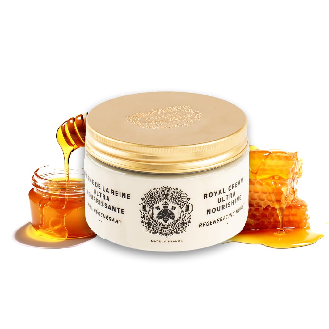 Panier des Sens – Honey Ultra Rich Body Cream for Women - Hydrating Body Moisturizer for Dry Skin - Body Butter with Shea Butter & Organic Honey - 99% Natural Ingredients Body Care - 8.45 Floz