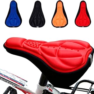 MyBrins Capa Selim Bike Gel para Banco Confortável Ergométrica Universal Antiderrapante e Lavável para Bicicleta Mountain Ciclismo